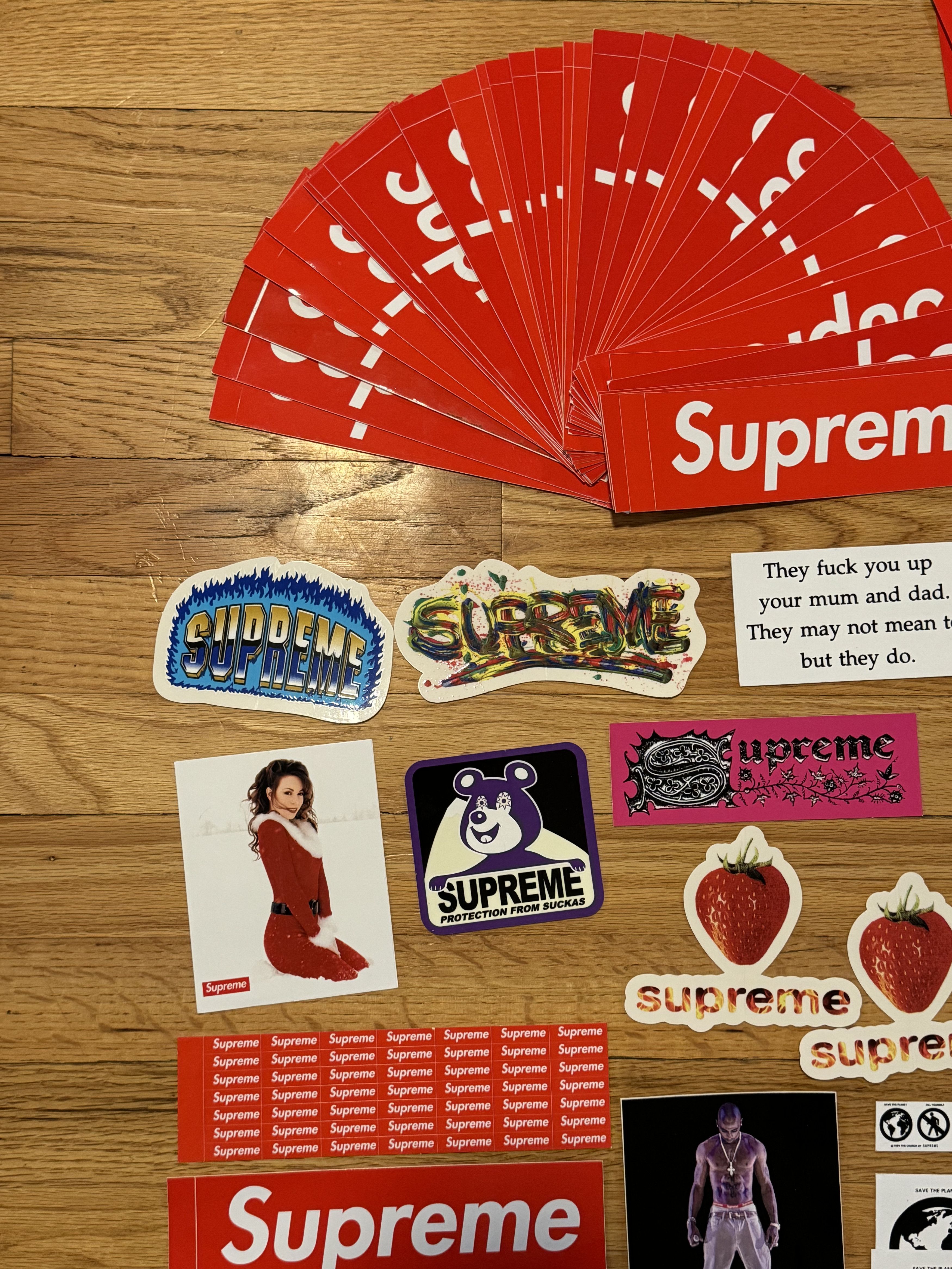 Supreme Vintage Supreme Sticker Collection – 42+ Box Logos + Rares Size ONE SIZE - 4 Thumbnail