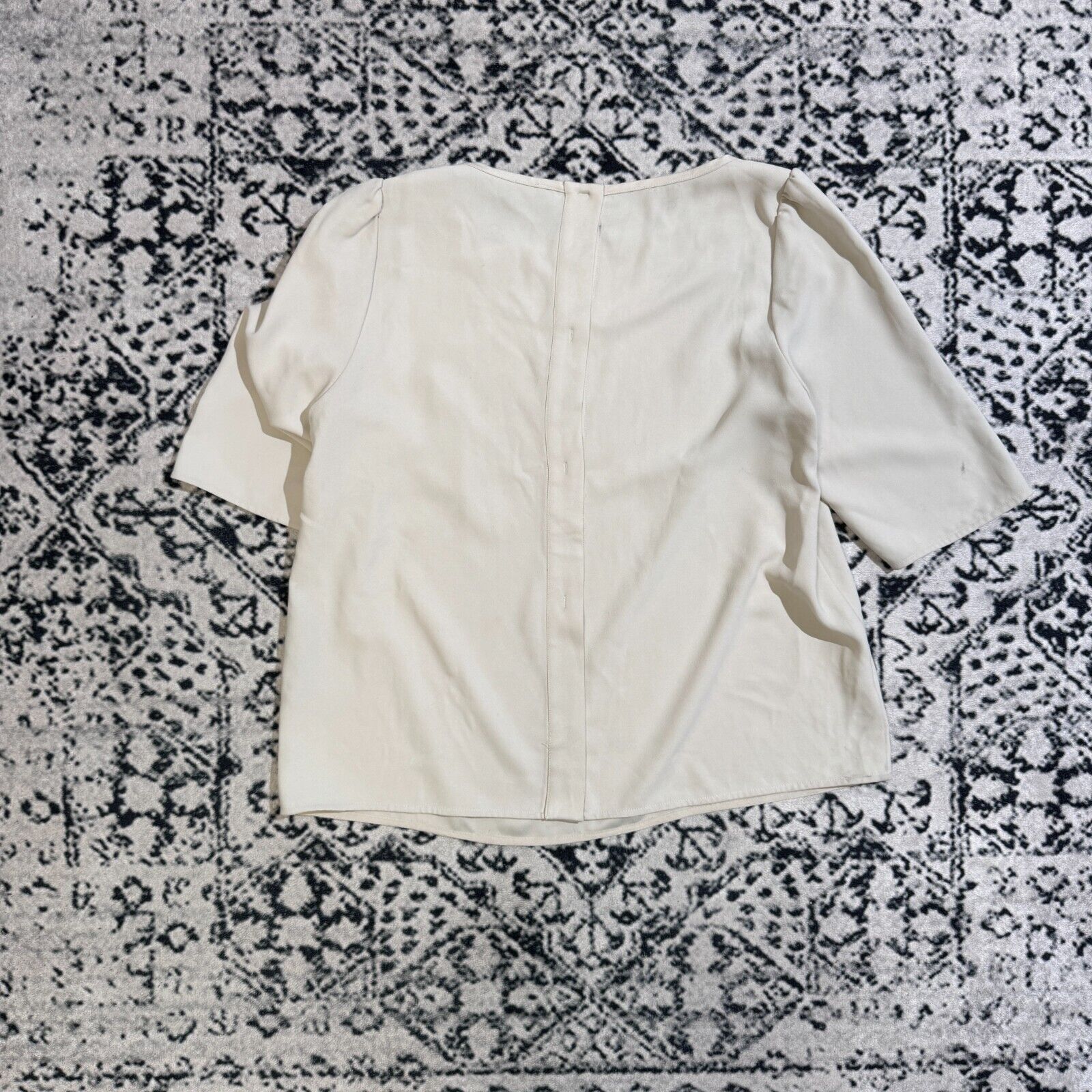 Marella × Vintage Vintage Marella Unisex Gray Viscose Blouse Size 48 IT 90s Size US M / EU 48-50 / 2 - 9 Thumbnail