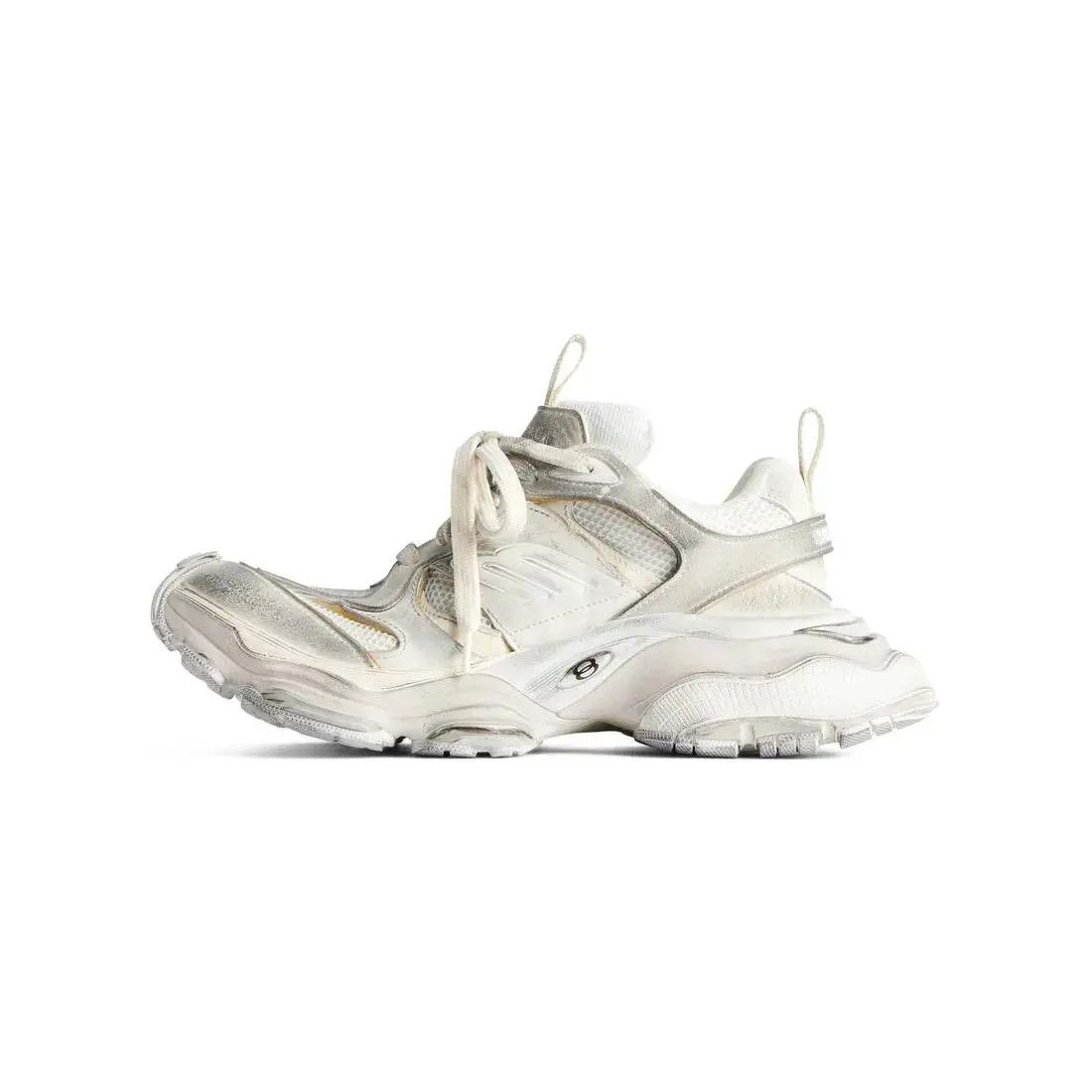 Balenciaga o1tr1nto0525 Cargo Sneakers in Beige/White Size US 12 / EU 45 - 4 Thumbnail