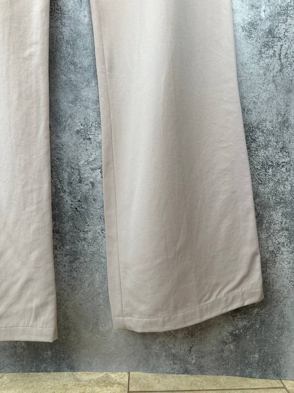 Salvatore Ferragamo RRP 800€ Salvatore Ferragamo Wool Tailored Trousers Taupe Size 28" / US 6 / IT 42 - 9 Thumbnail