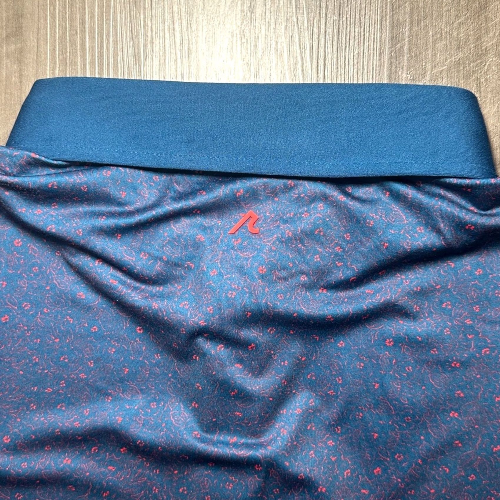Vintage Redvanly Belmont Floral PurePoly Performance Stretch Admiral Golf Polo XL Men's Polo Shirt Navy/Blue Size US XL / EU 56 / 4 - 4 Thumbnail