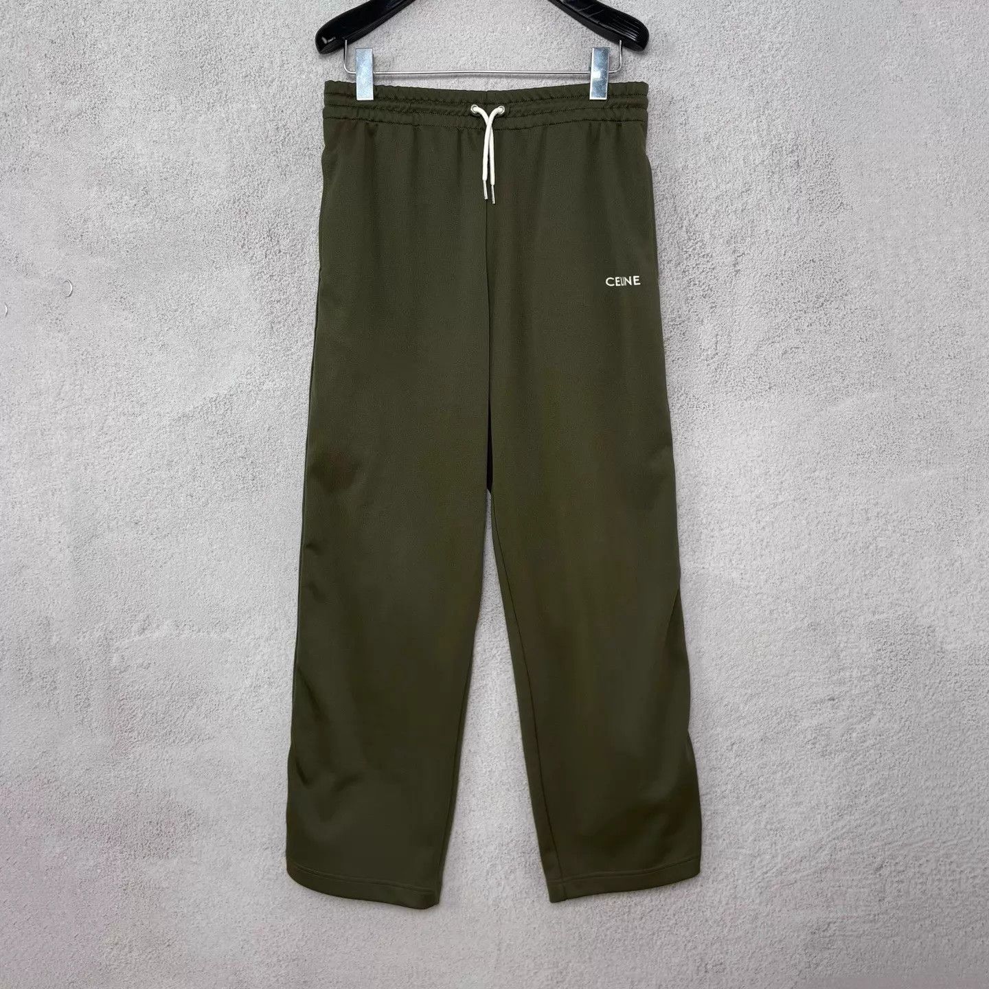 Celine CELINE colorblock strip straight men's green S pants Size US 30 / EU 46 - 1 Thumbnail