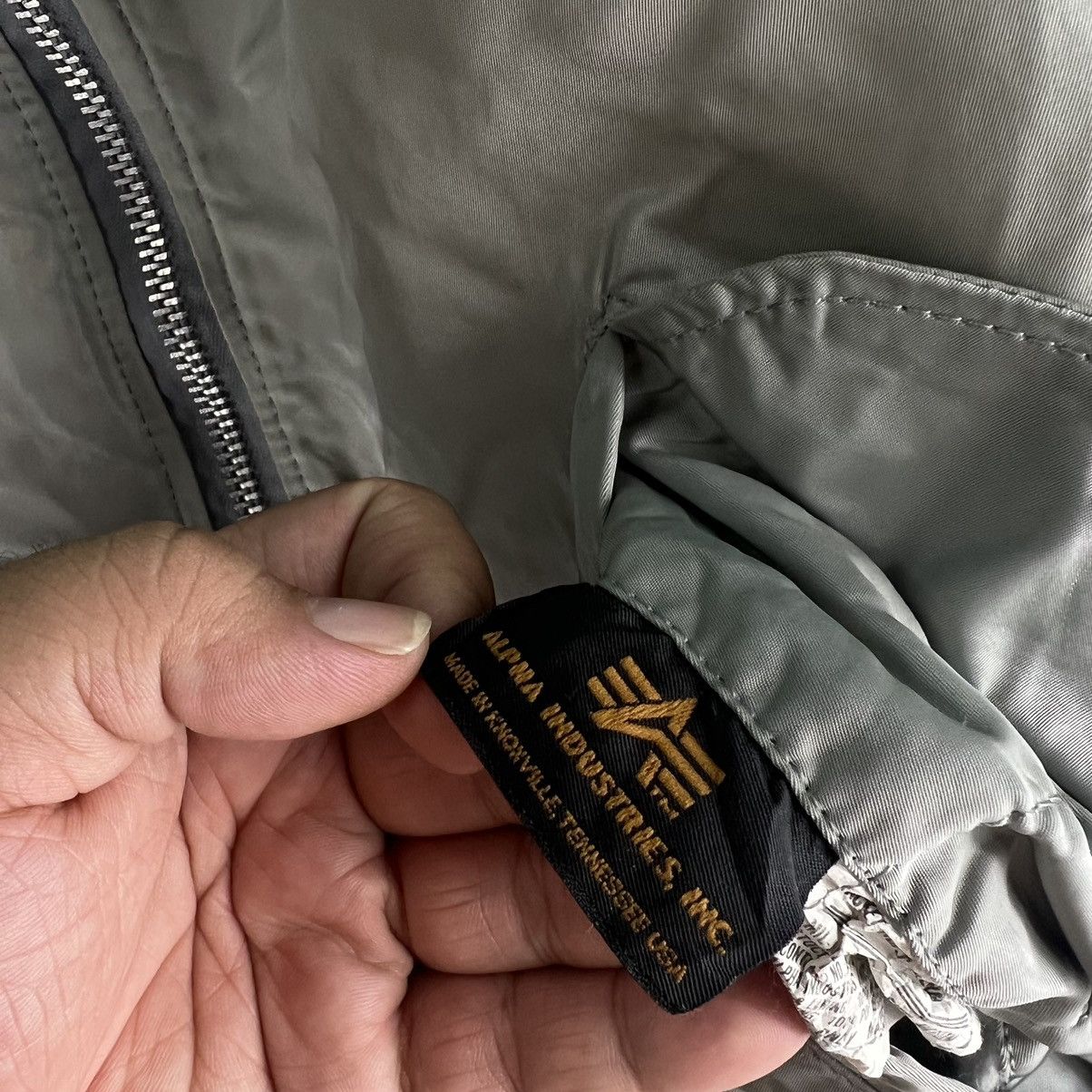 Alpha Industries 🔥VINTAGE FLY MA-1 BOMBER JACKET REVERSIBLE ALPHA INDUSTRIES Size US M / EU 48-50 / 2 - 11 Thumbnail