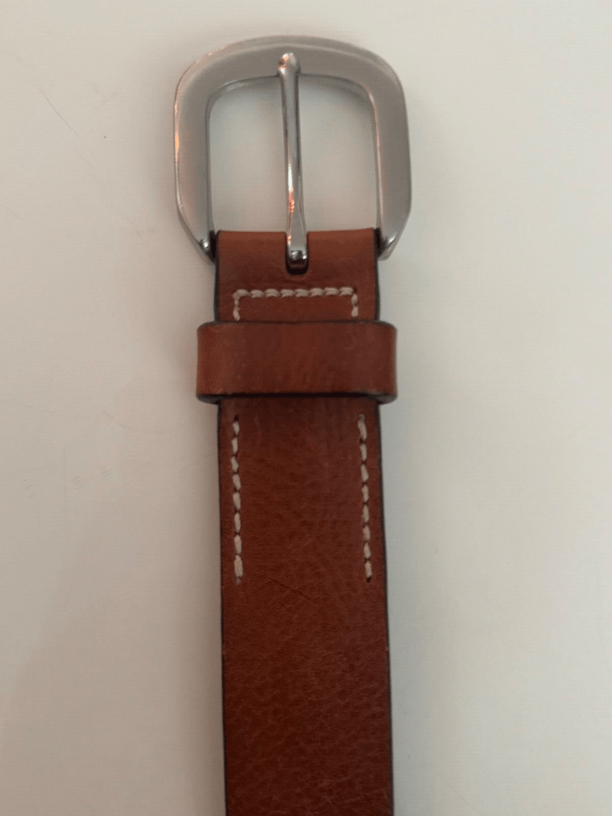 Trafalgar Trafalgar Men's Cognac Brown Genuine Leather Belt 36 Size 36 - 3 Thumbnail
