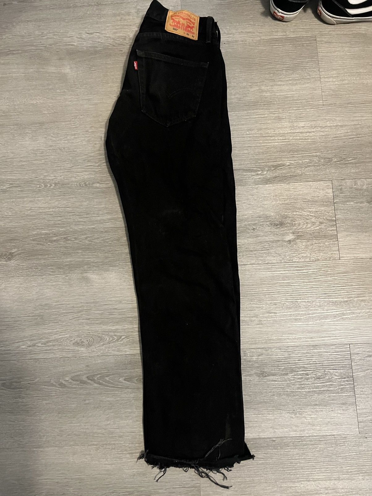 Levi's Black Levi 505's Size US 33 - 4 Thumbnail