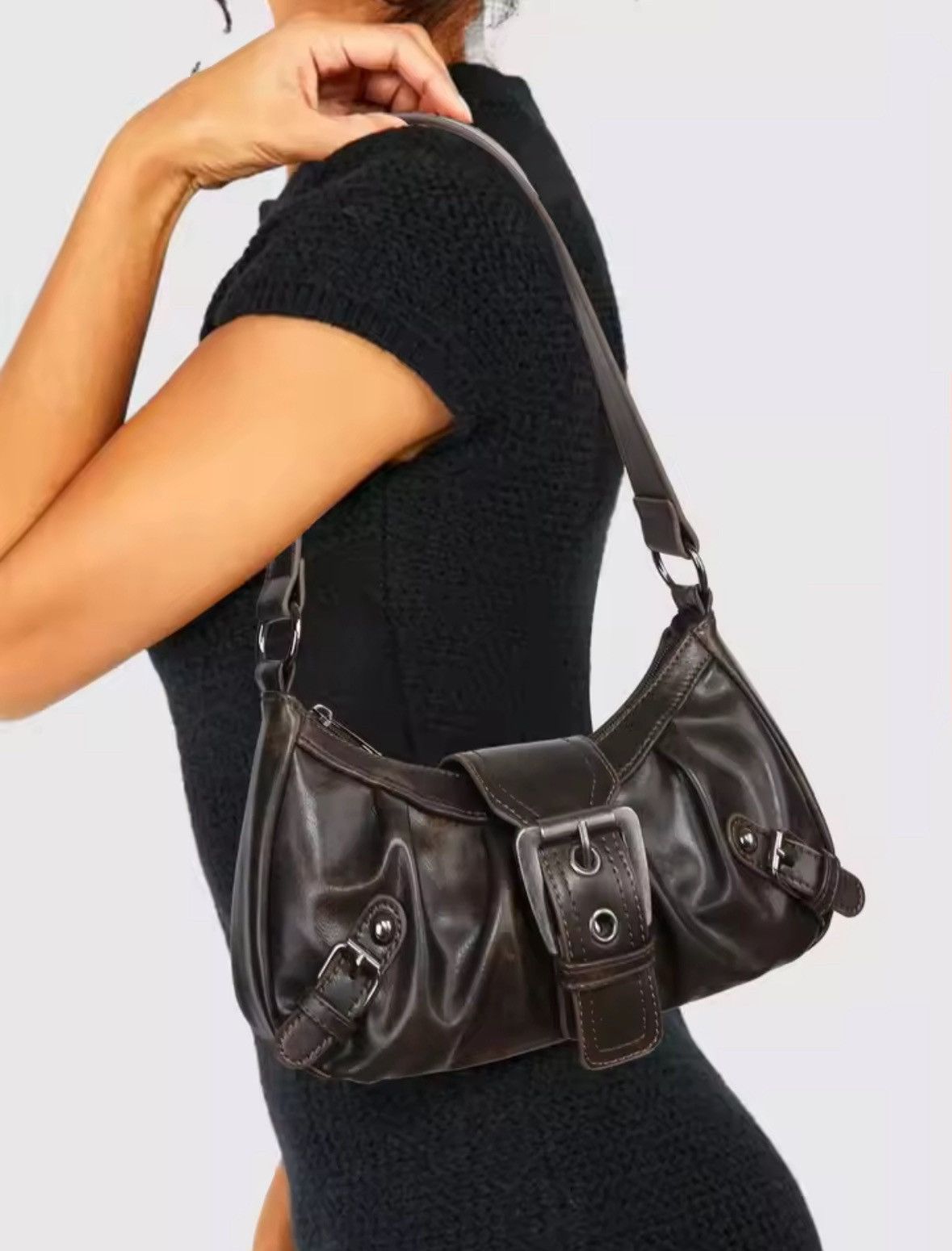 Japanese Brand spring hot selling Maillard style retro style small bag Size ONE SIZE - 1 Thumbnail