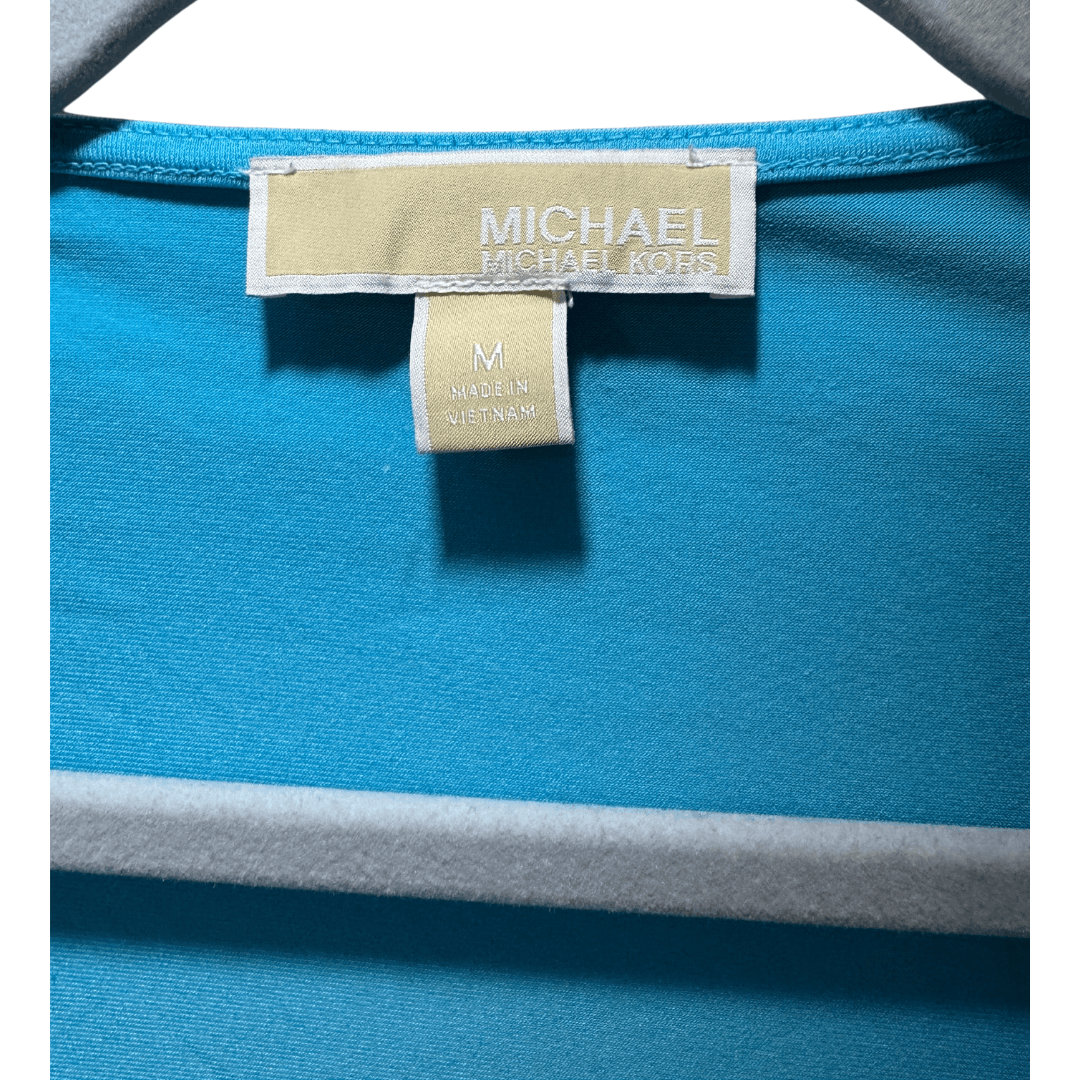 Michael Kors Michael Kors Cowl Neck Zipper Shoulder Sleeveless blue Size M / US 6-8 / IT 42-44 - 2 Thumbnail