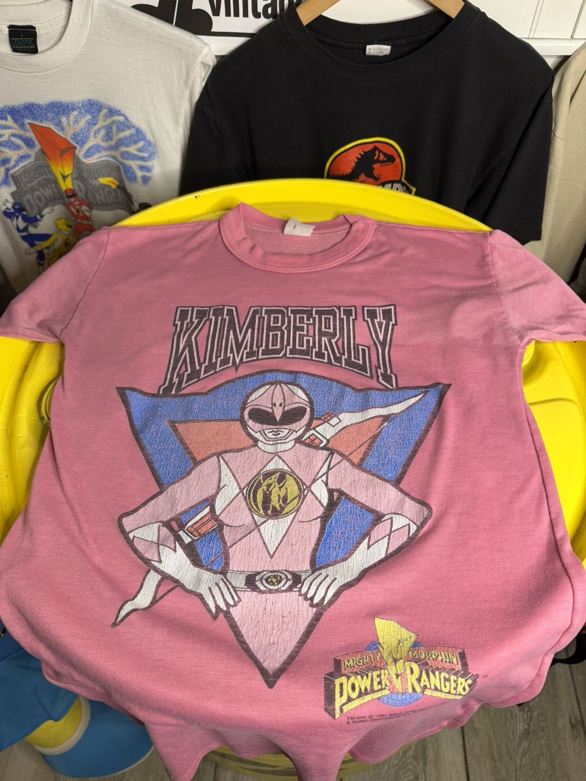 Vintage 1990s mighty Morphin Power Rangers single stitch T-shirt Size US S / EU 44-46 / 1 - 5 Thumbnail