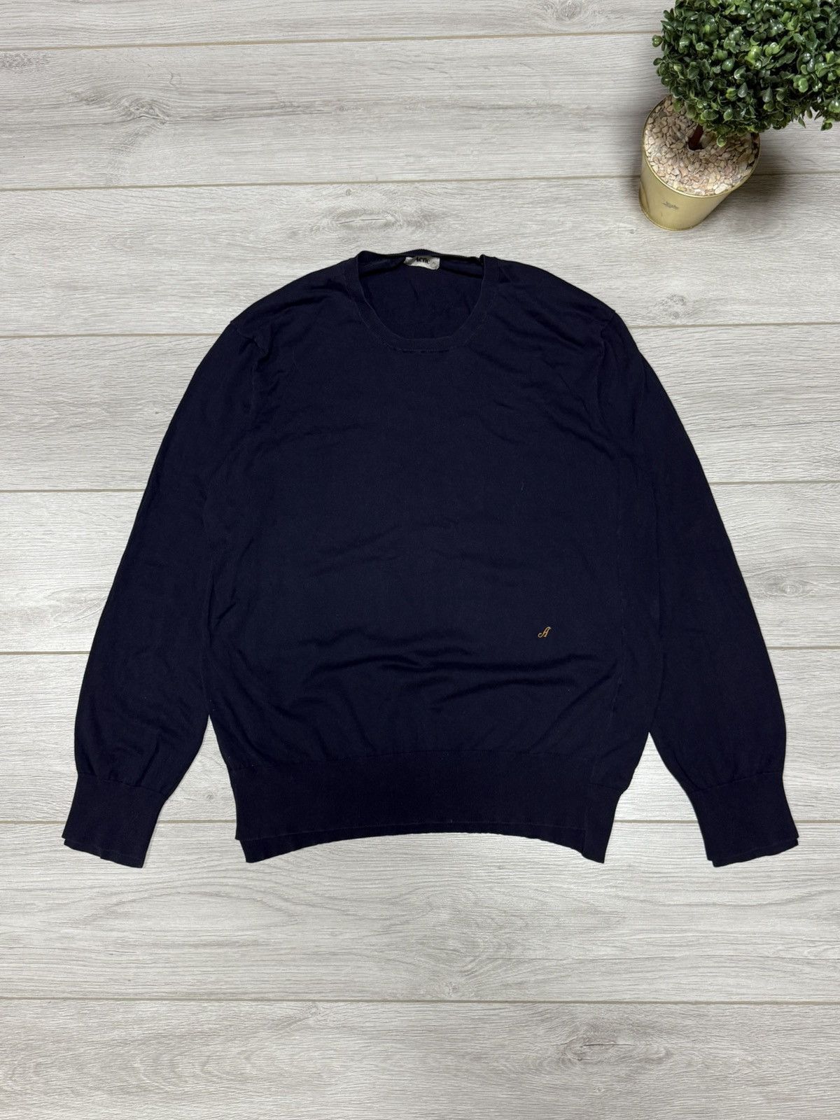 Acne Studios Acne Studios Atlas A logo sweater jumper crewneck Size US XL / EU 56 / 4 - 3 Thumbnail