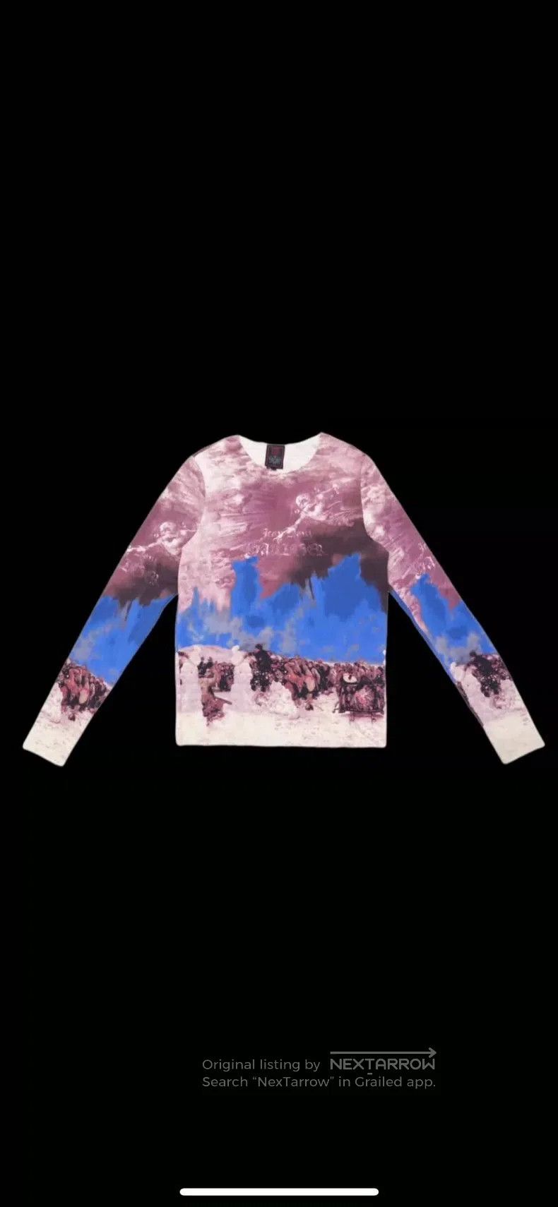 Junya Watanabe Jean Paul Gaultier 90s Portrait Sweater. Size US M / EU 48-50 / 2 - 2 Thumbnail