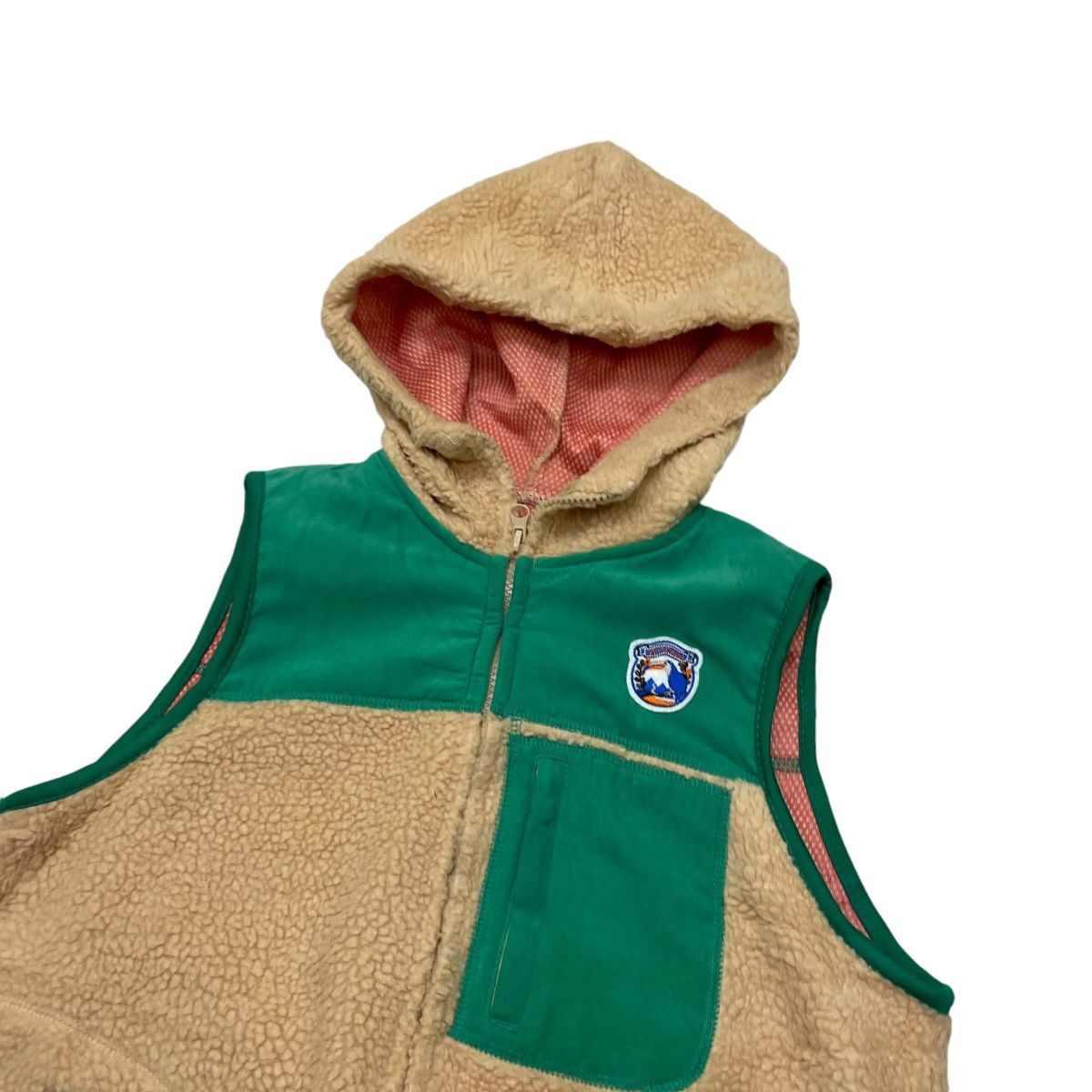 Japanese Brand × Vintage Titicaca Sleeveless Hooded Deep Pile Vest Jacket Size M / US 6-8 / IT 42-44 - 3 Thumbnail