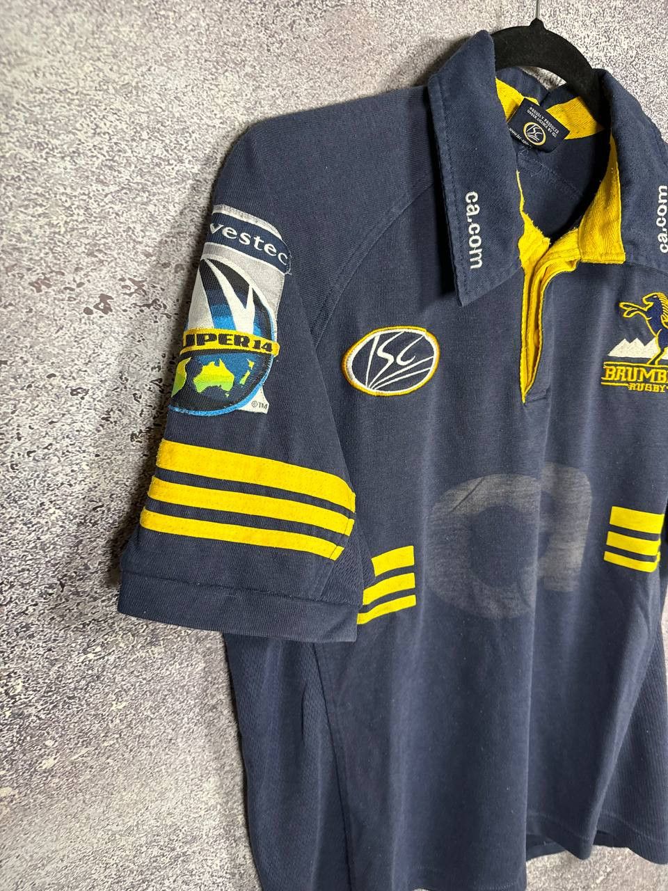 Other Rare Vintage Brumbies Rugby ISC Jersey Blokcore Small Size US S / EU 44-46 / 1 - 4 Thumbnail
