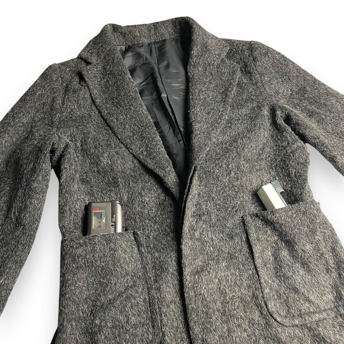 Ryuichiro Shimazaki 🇯🇵 RYUICHIRO SHIMAZAKI HOMME MOHAIR LONG COAT JACKET Size US M / EU 48-50 / 2 - 6 Thumbnail