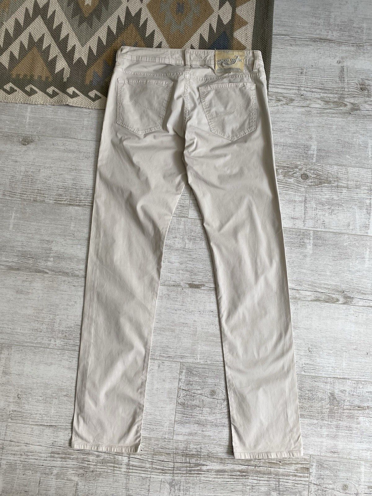 Jacob Cohen Jacob Cohen Cotton Beige Casual Chino Pants Size US 34 / EU 50 - 9 Thumbnail