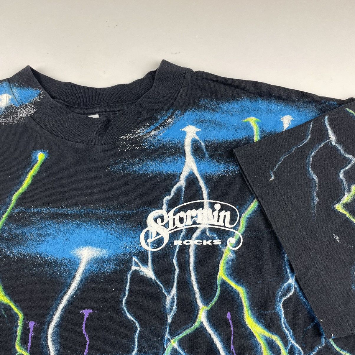 Vintage Vintage 90s Lightning All Over Print Wild Oats AOP Shirt M Size US L / EU 52-54 / 3 - 3 Thumbnail