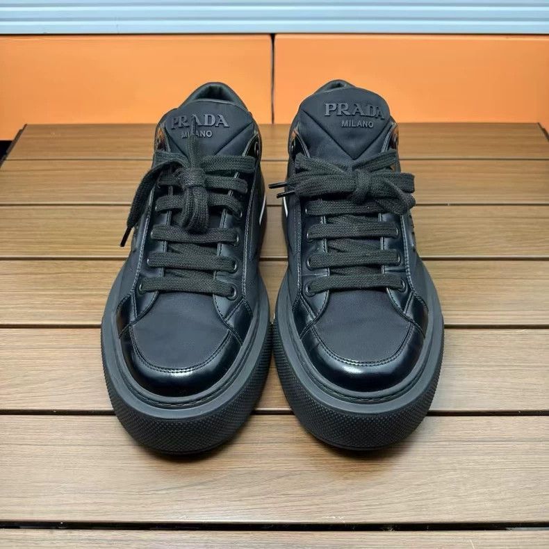 Prada Prada Casual Shoes Black Triangular Logo-2506 Size US 8.5 / EU 41-42 - 6 Thumbnail