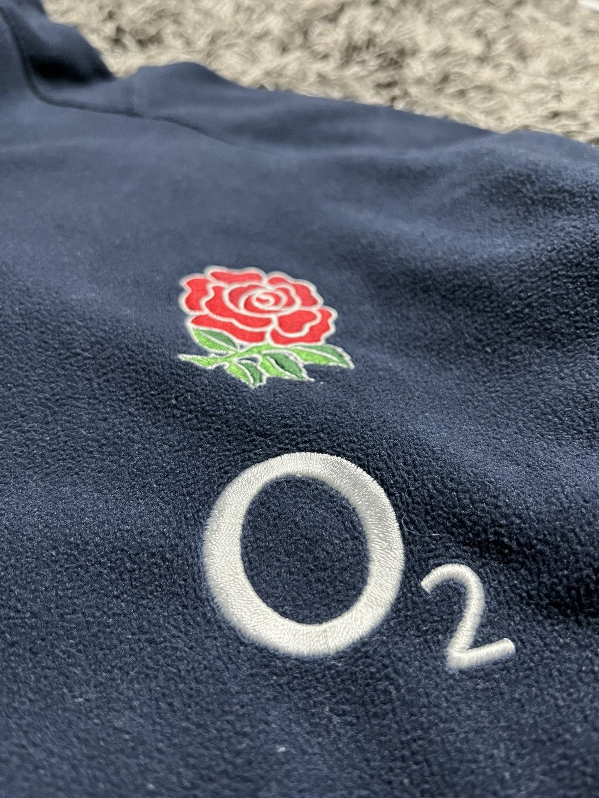 Nike Vintage Nike England Rugby Player Issue Fleece 1/4 Zip O2 Size US XL / EU 56 / 4 - 3 Thumbnail