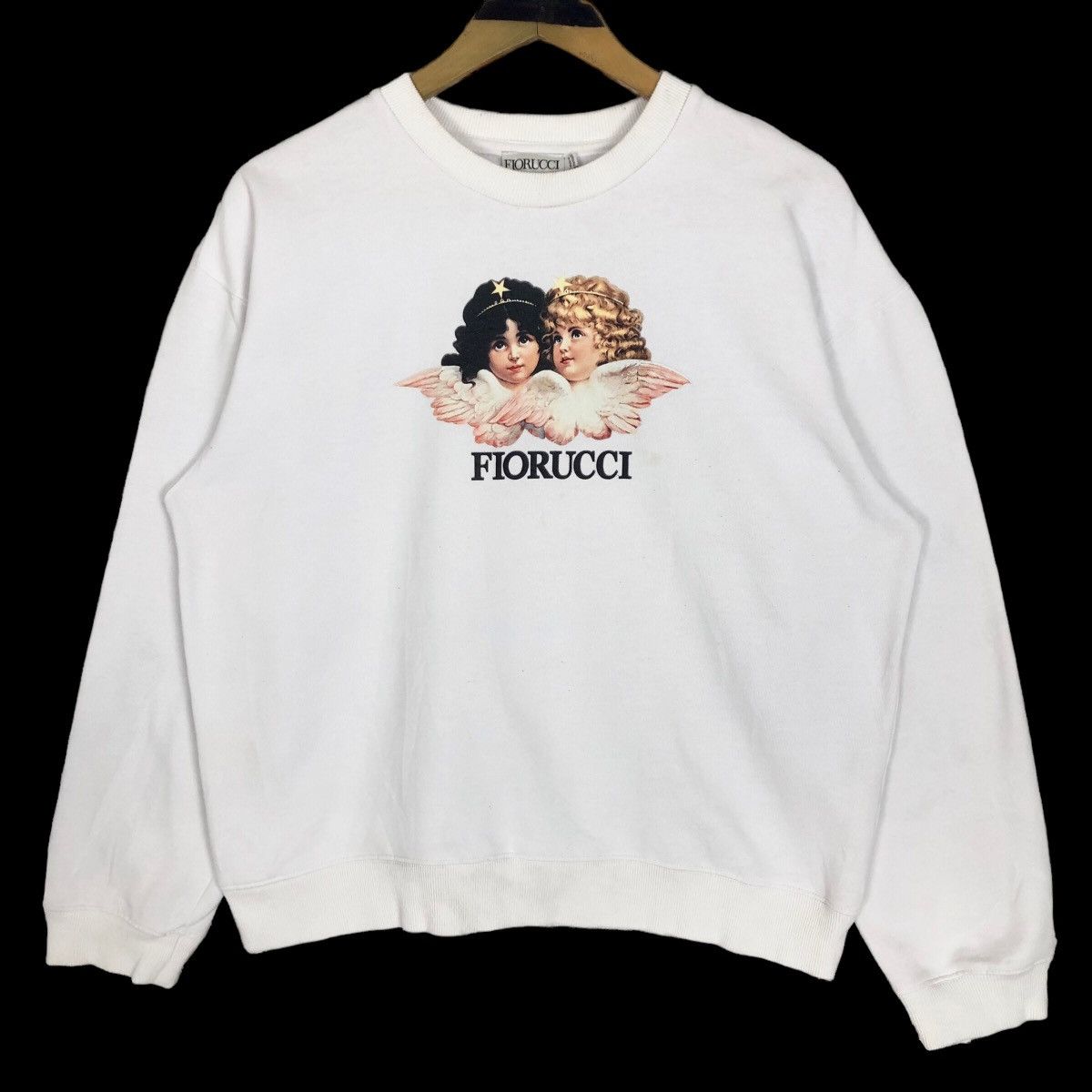 Vintage Fiorucci Angel Crewneck Sweatshirt Big Logo