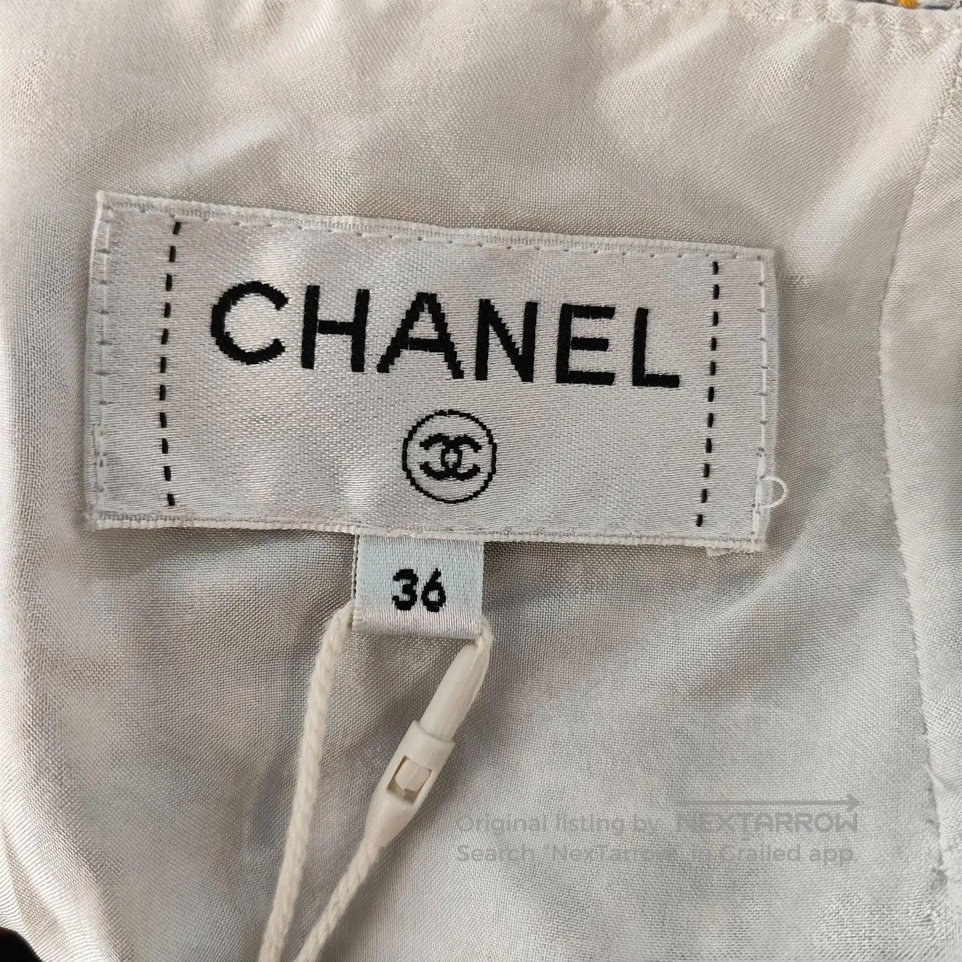 Chanel Chanel Double C Logo Tweed Waist Belt. Size ONE SIZE - 4 Thumbnail