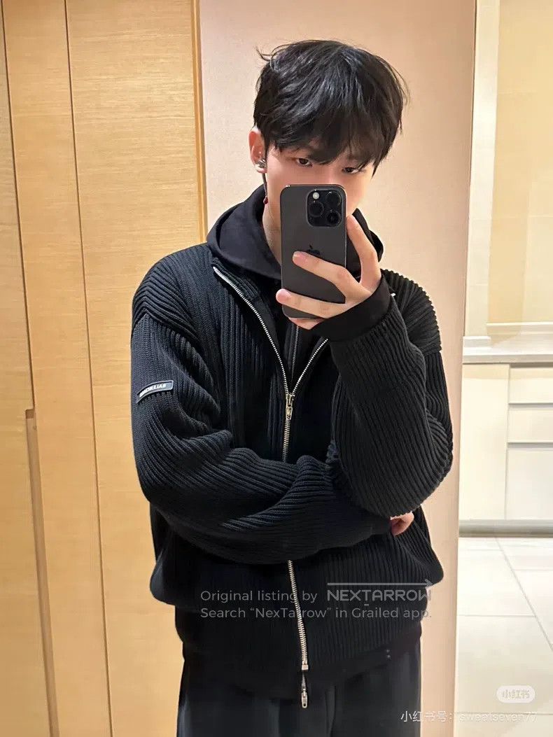 Balenciaga Balenciaga Fake Two-Piece Knit Sweatshirt Size US XL / EU 56 / 4 - 9 Thumbnail