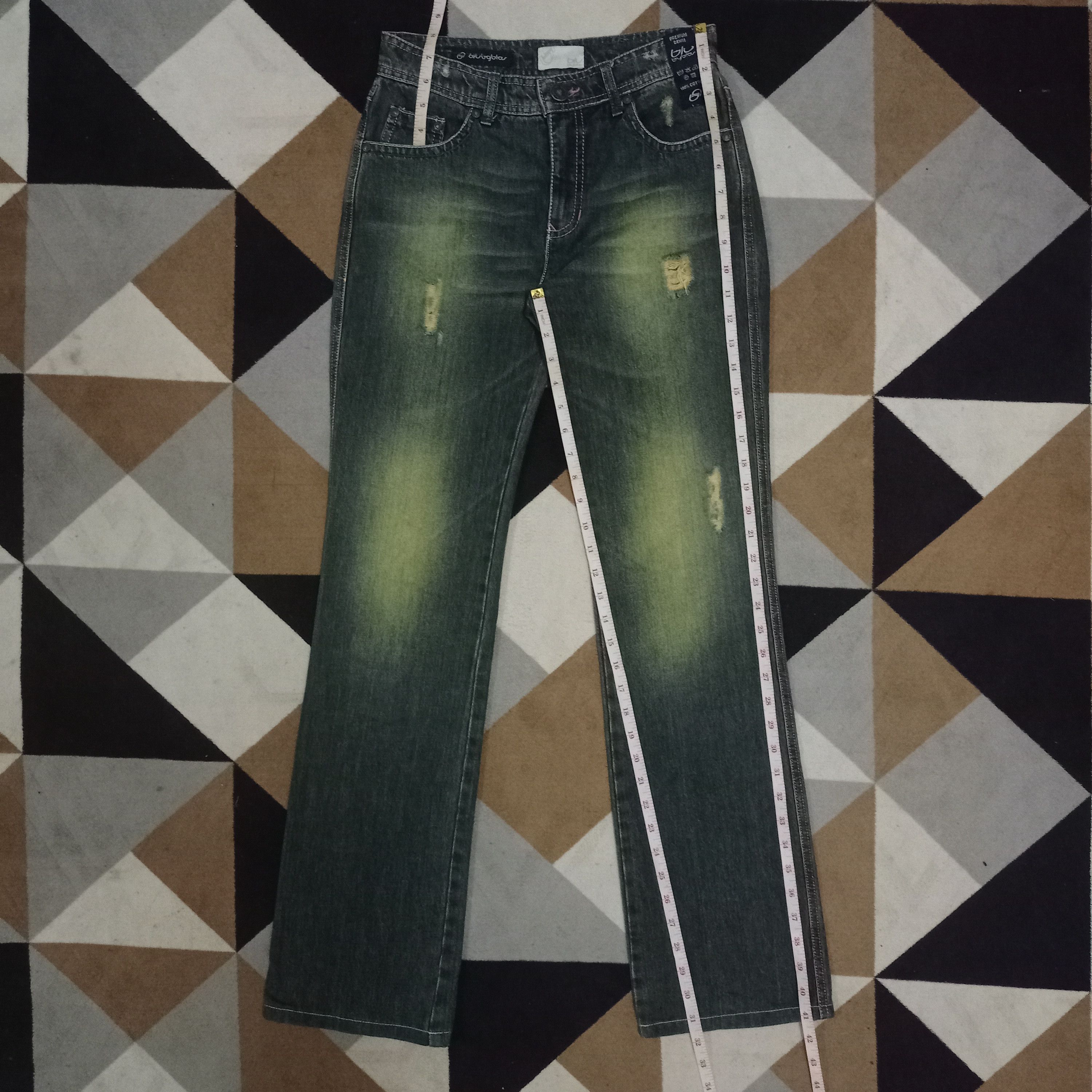Byblos Vintage Blu Byblos Sick Mud Wash Bootcut Style Jeans Size 28" / US 6 / IT 42 - 11 Thumbnail