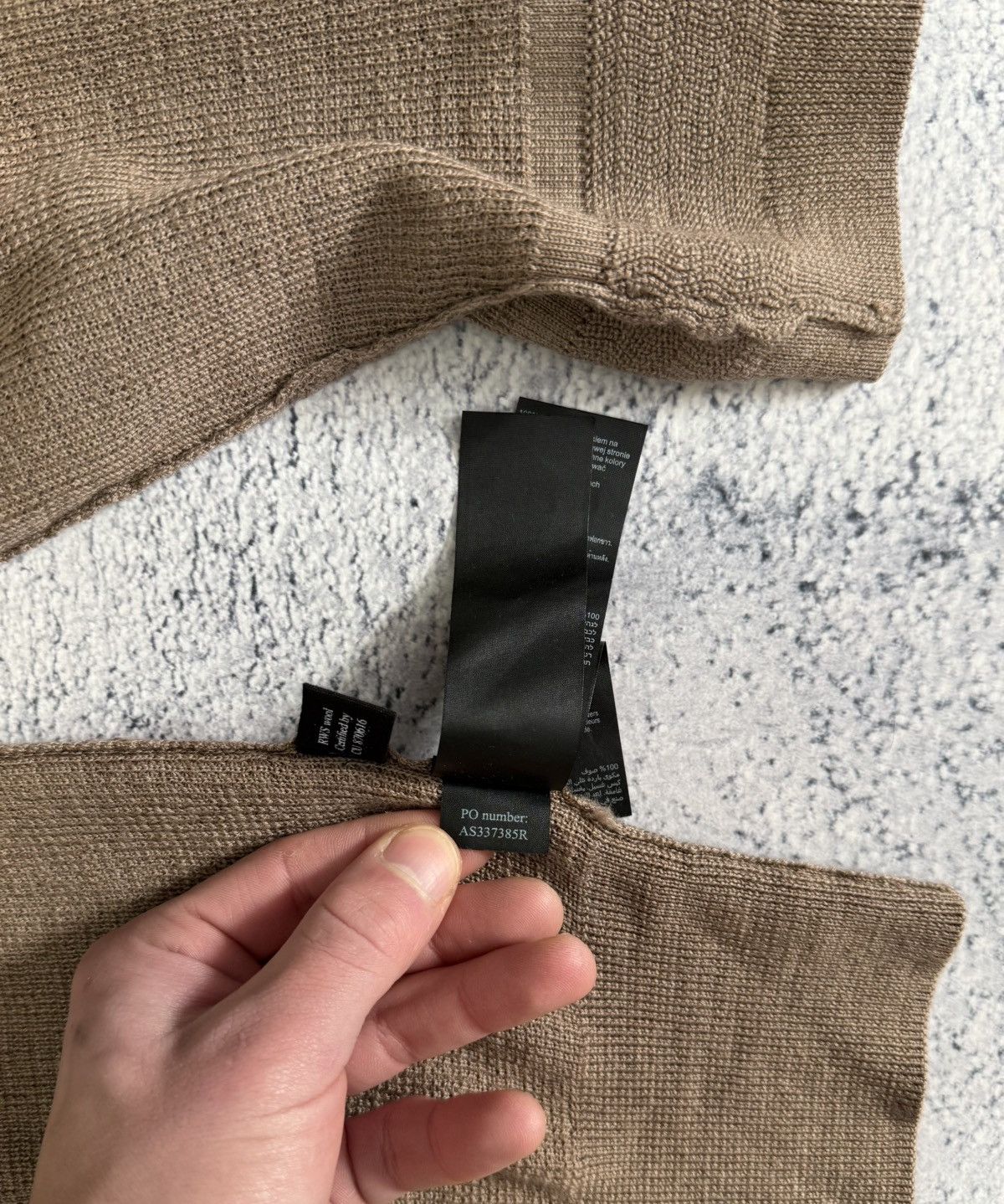 Allsaints AllSaints IVAR Merino Crew Sweater Pullover Mens M RWS Wool Size US M / EU 48-50 / 2 - 13 Thumbnail