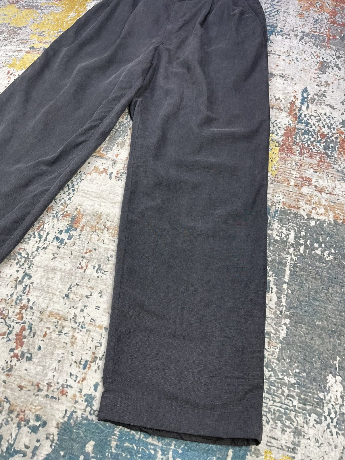 Tete Homme Vintage Tete Homme Katoh Kazutaka Rayon Wide Pants Size US 28 / EU 44 - 3 Thumbnail