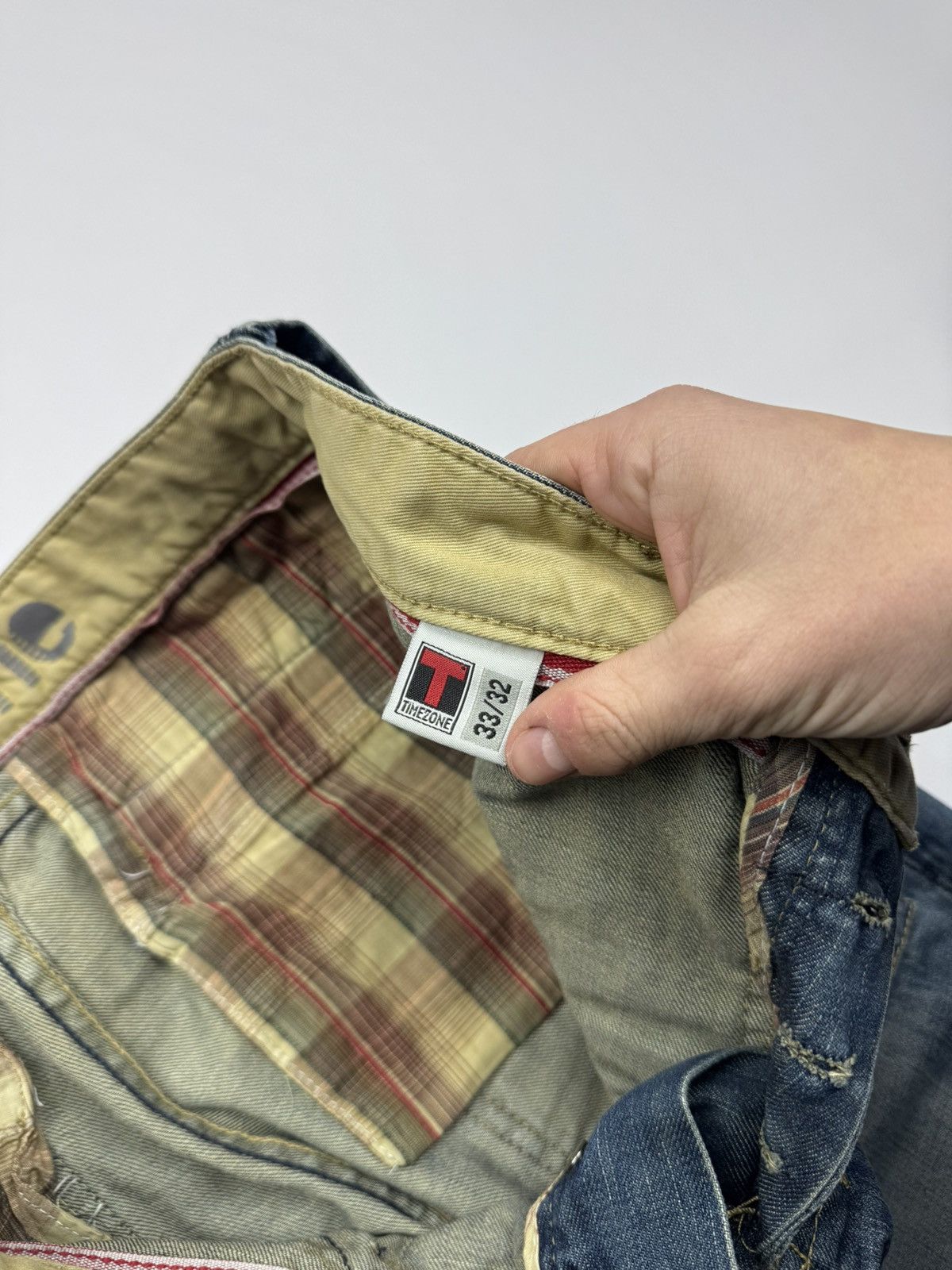 If Six Was Nine Vintage Junya Watanabe Style Distressed Jeans Size US 33 - 16 Thumbnail