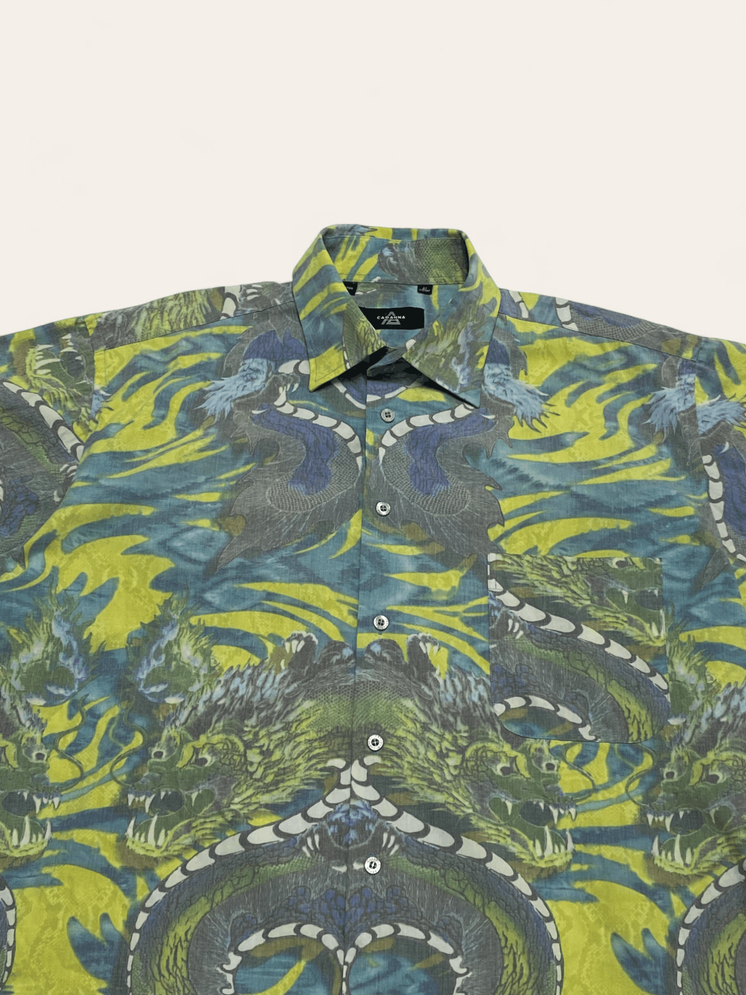 Vintage Vintage GABANNA Abstract Art Masterpiece Button Up Shirt Size US XL / EU 56 / 4 - 3 Thumbnail