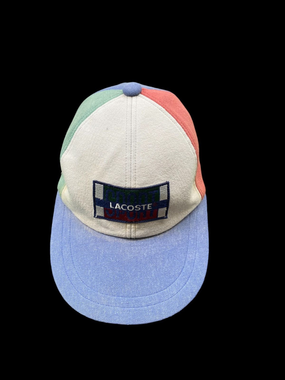 Lacoste × Vintage VINTAGE 70's LACOSTE SPORT HAT CAP Multicolour design Size ONE SIZE - 1 Thumbnail