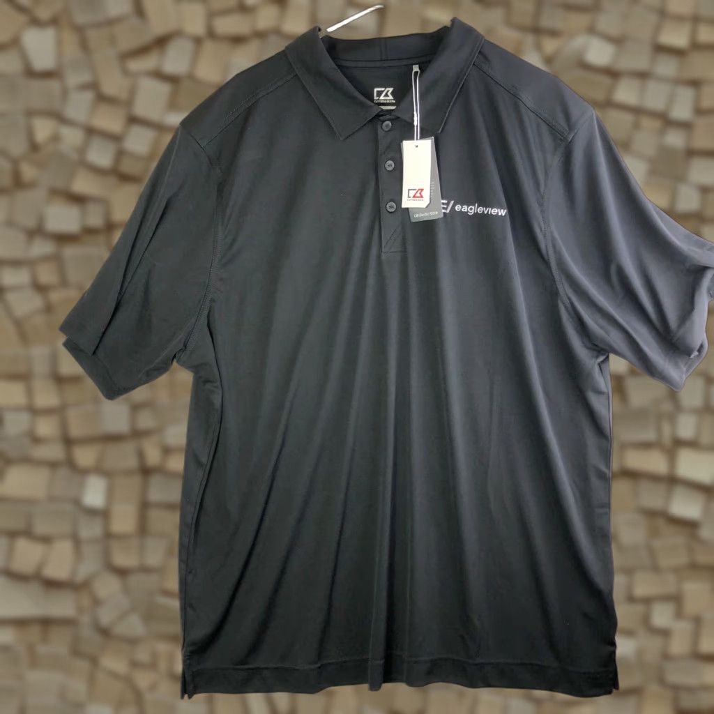 Cutter & Buck Cutter & Buck Drytec 50UFP+ Mens XXL Black Short Sleeve Pullover Shirt Size US XXL / EU 58 / 5 - 1 Thumbnail
