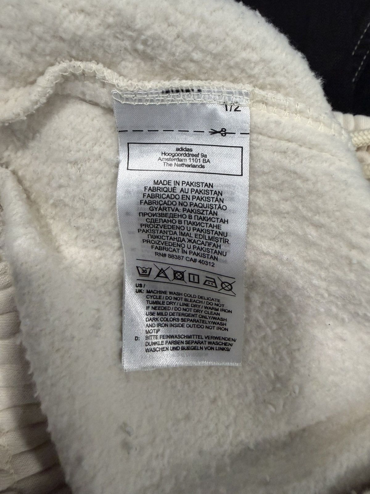 Adidas Adidas Sweats in Cream Size US 32 / EU 48 - 4 Thumbnail