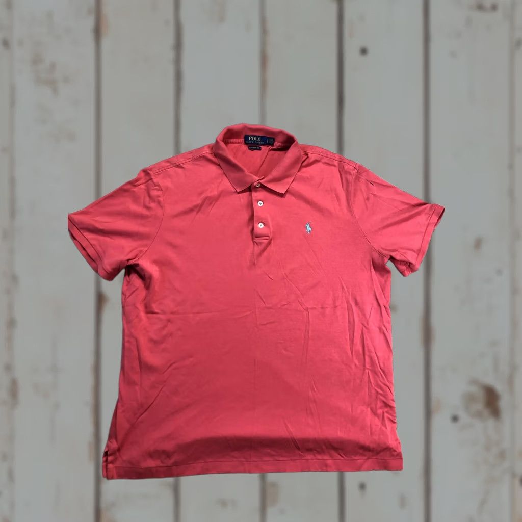 Polo Ralph Lauren Polo Ralph Lauren Polo Shirt Mens Large Red Pony Logo Classic Fit Short Sleeve Size US L / EU 52-54 / 3 - 1 Thumbnail