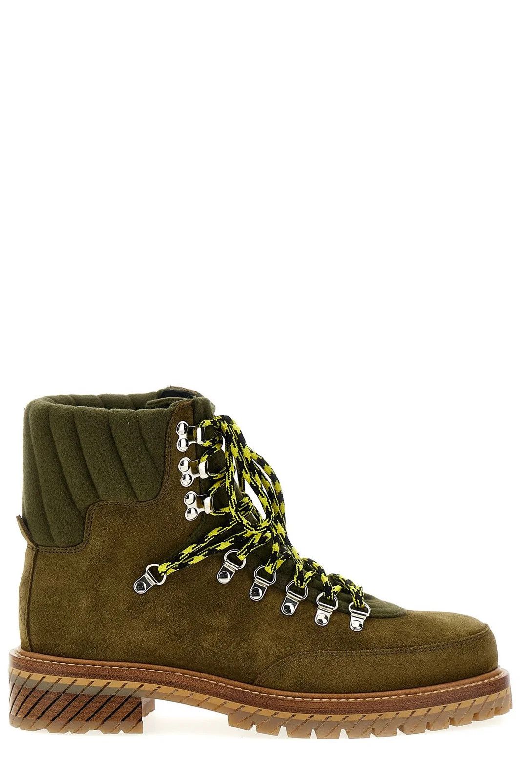 Off-White o1y0225 Ankle Boots in Military Green Size US 9 / EU 42 - 1 Thumbnail