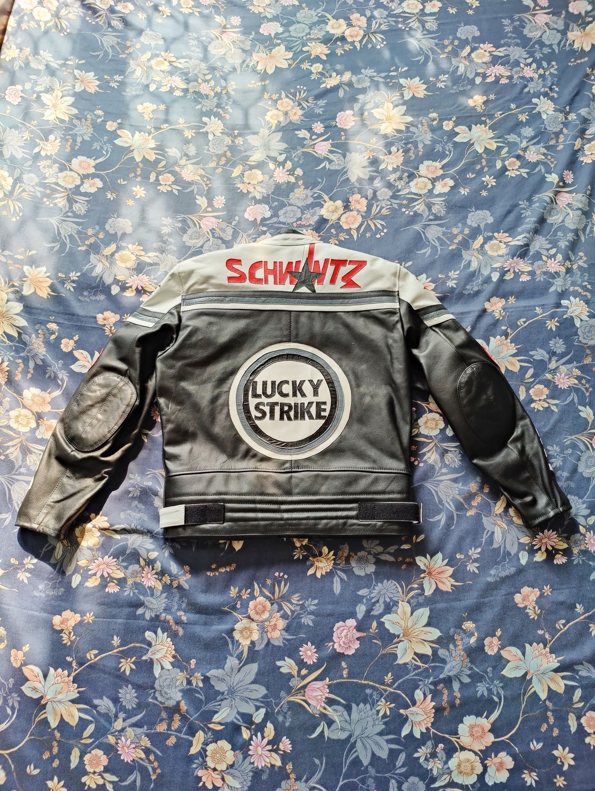 Vintage 🔥 LUCKY STRIKE 🔥 RARE VINTAGE 90s LEATHER JACKET OUTERWEAR Size US M / EU 48-50 / 2 - 2 Thumbnail