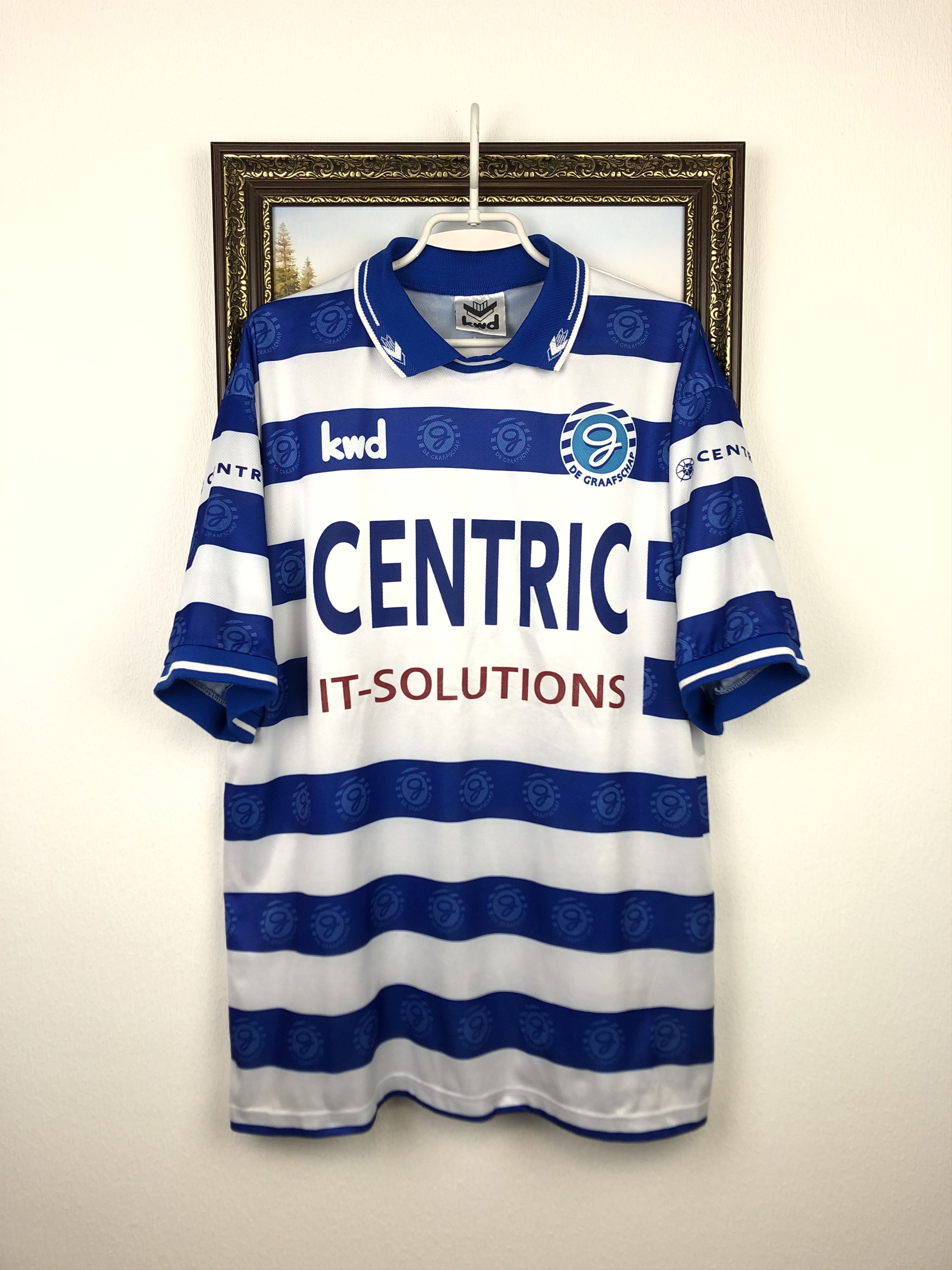 Vintage De Graafschap football shirt Soccer Jersey Player Issue Size US XL / EU 56 / 4 - 1 Thumbnail