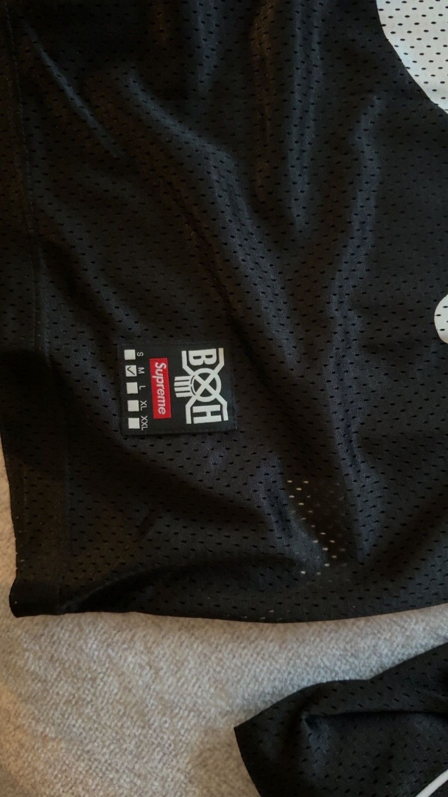 Supreme FW2023 Supreme / Bounty Hunter Mesh Moto Jersey Black Medium Size US M / EU 48-50 / 2 - 4 Thumbnail