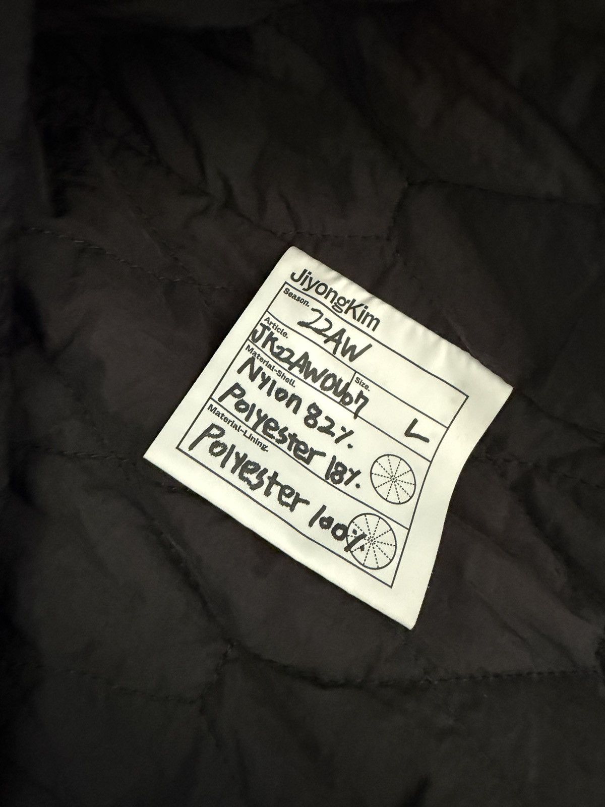 JiyongKim AW22 Jiyongkim Pleated Shawl Collar Cargo Jacket size L Size US L / EU 52-54 / 3 - 7 Thumbnail