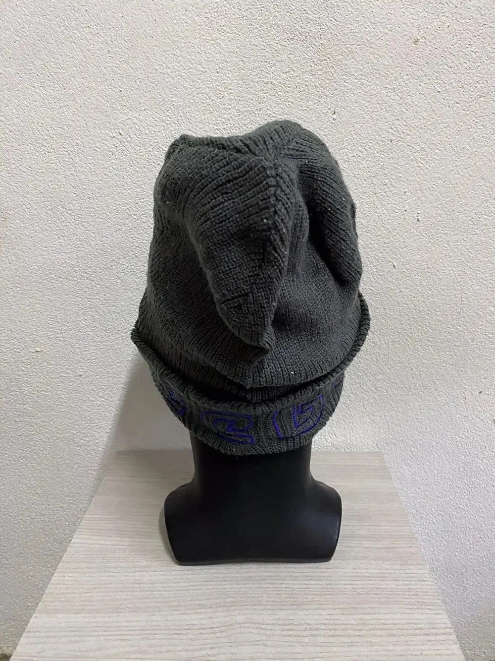 Reebok × Vintage Reebok Spellout Beanie Hat Size ONE SIZE - 4 Thumbnail