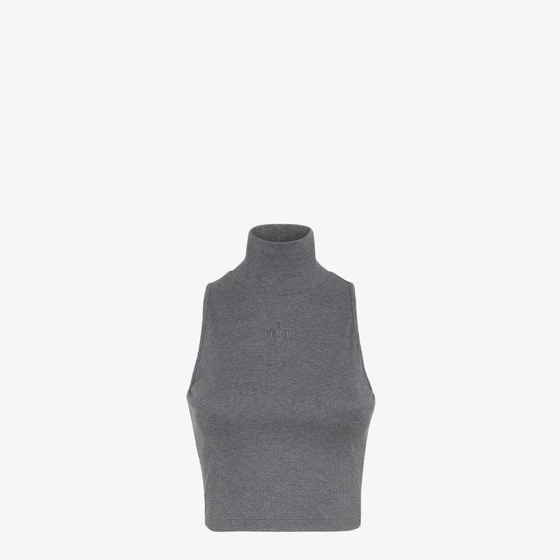 Fendi o1s1wg111225 Top in Dark Grey Size M / US 6-8 / IT 42-44 - 1 Thumbnail