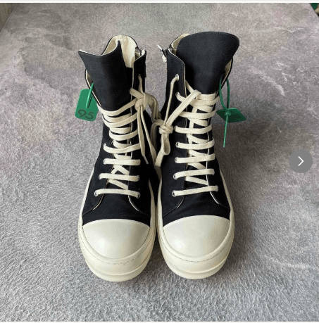 Rick Owens Drkshdw Rick Owens DRKSHDW High-Top Sneakers Men's Black 41 Size US 8 / EU 41 - 2 Thumbnail