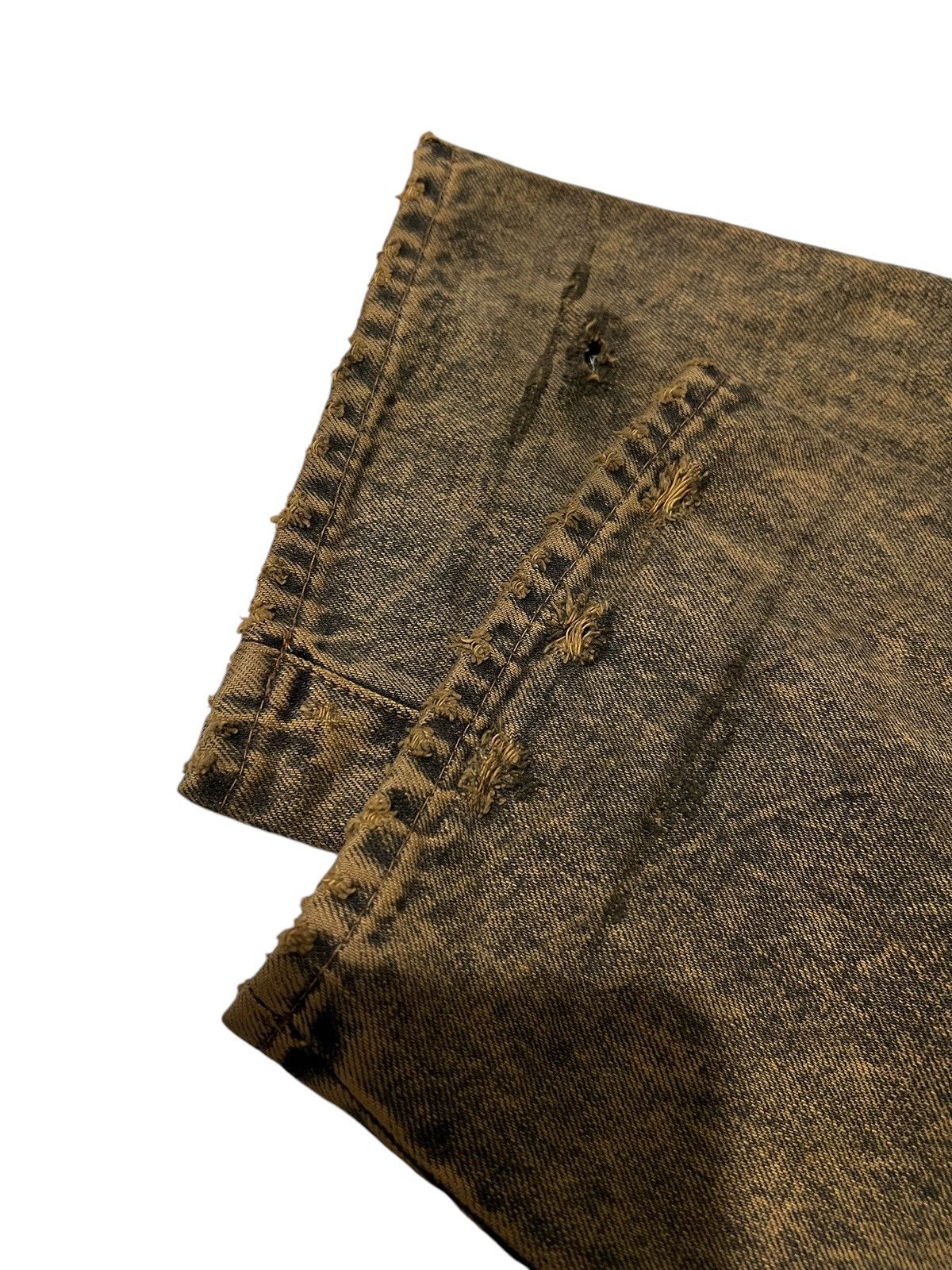 If Six Was Nine × Japanese Brand × Le Grande Bleu (L.G.B.) RNA SLANG mudwash distressed denim pants Size US 33 - 8 Thumbnail