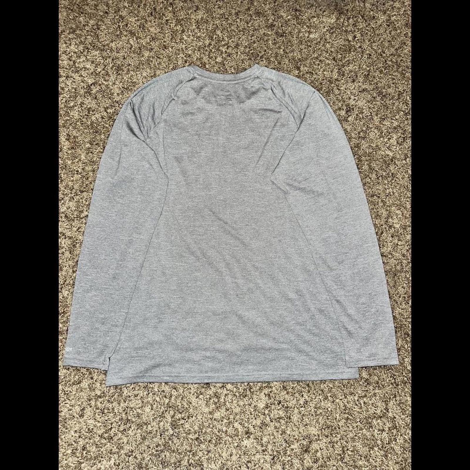 Nike Men's Heather Long Sleeve Hydroguard Swim Nike Shirt Size US L / EU 52-54 / 3 - 5 Thumbnail