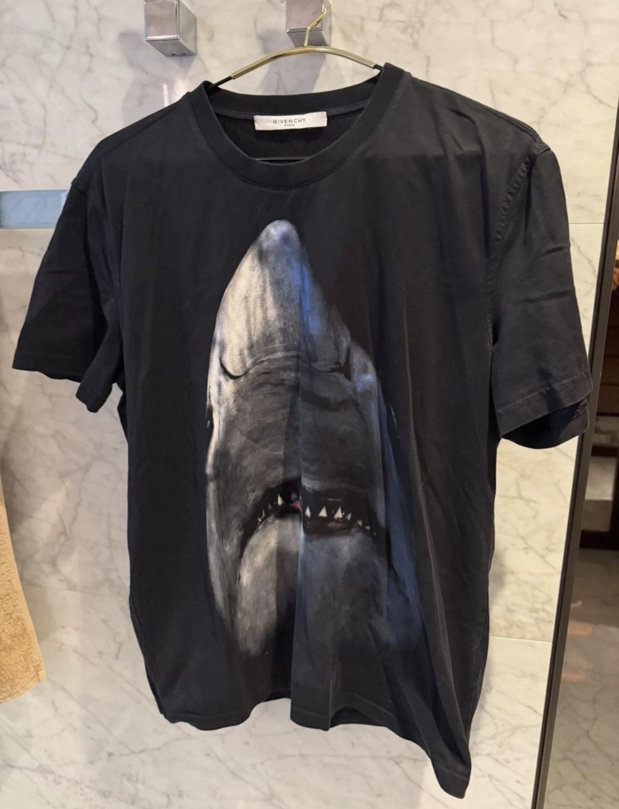 Givenchy givenchy shark t shirt by riccardo tisci | Grailed