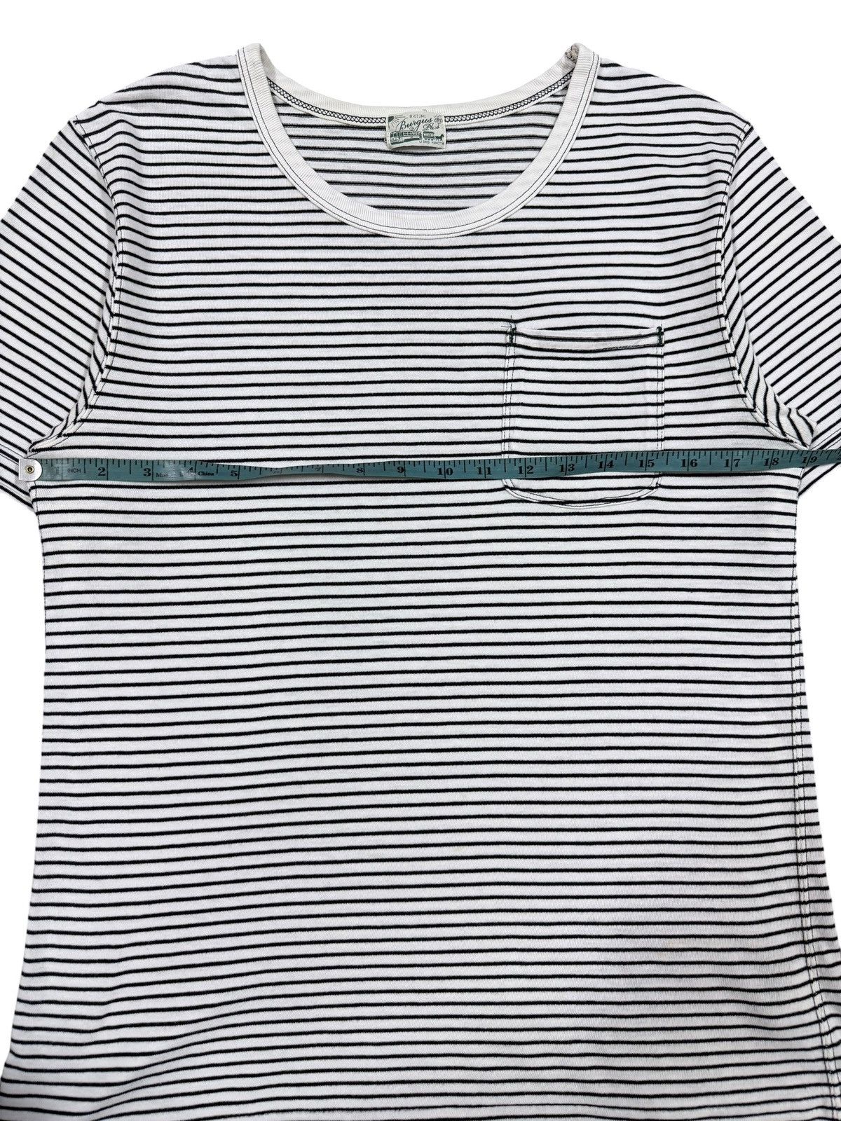 Burgus Plus Burgus Plus Striped Pocket Tee Size US L / EU 52-54 / 3 - 6 Thumbnail