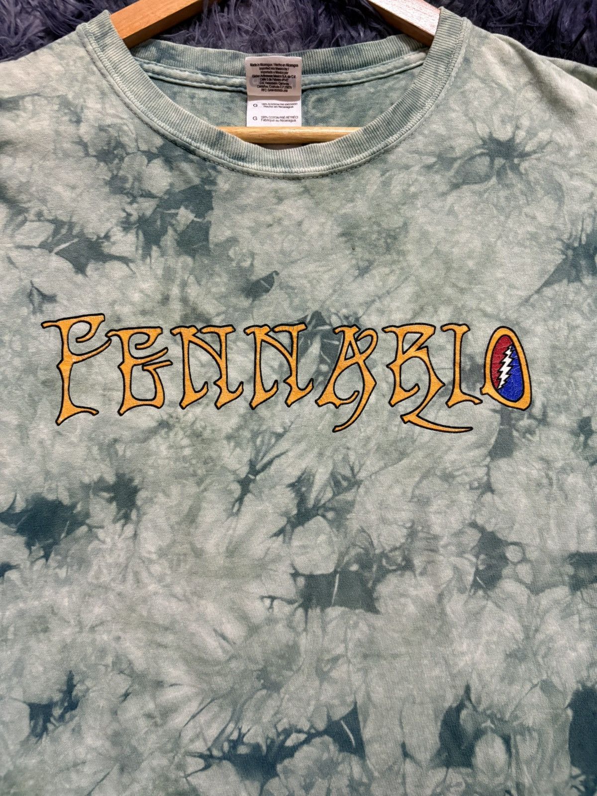 Band Tees 🔥HOT🔥VINTAGE THE GREATFUL DEAD FENNARLO SPELLOUT TIE DYE TEE Size US L / EU 52-54 / 3 - 2 Thumbnail