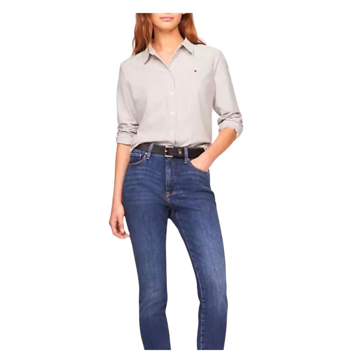 Tommy Hilfiger Tommy HilfigerHigh-Rise Dark Wash Skinny Jean size 2 ( 26) n Size 26" / US 2 / IT 38 - 1 Thumbnail