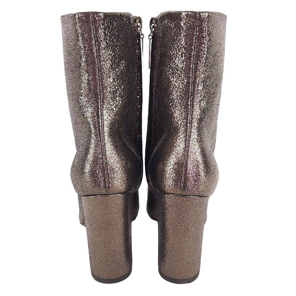 Saint Laurent Paris Saint Laurent Lou Ankle Boot 36 6 Metallic Leather Gun Metal Size US 6 / IT 36 - 4 Thumbnail