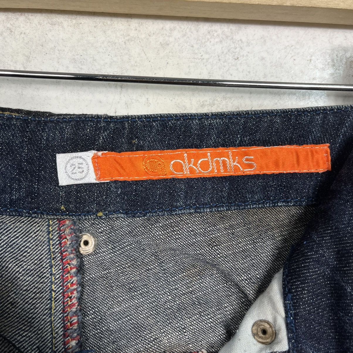 Japanese Brand Vintage Akdmks Tactical Rare Design Flare Denim Jeans Size 29" - 18 Thumbnail
