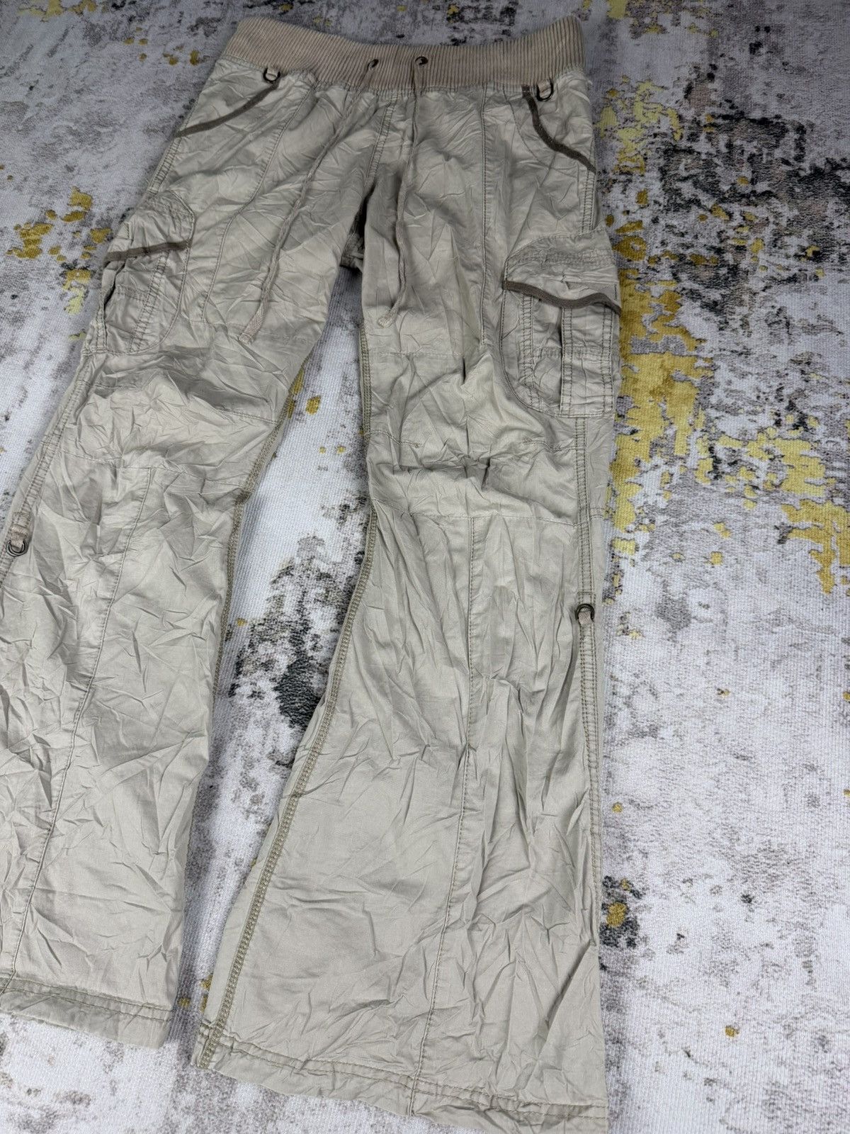 GOA Vintage 90s Goa Style Flare Cargo Pants Size US 30 / EU 46 - 2 Thumbnail